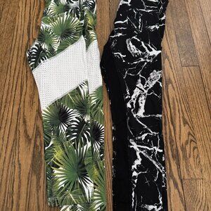 Lot of 2 L’urv Womens Leggings Pants Size Small
